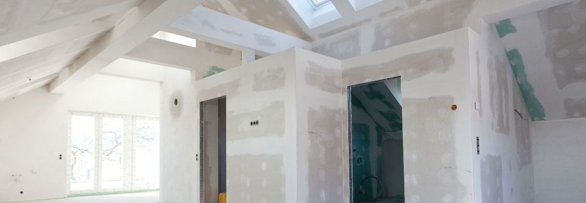 Rohbau eines Dachgeschosses